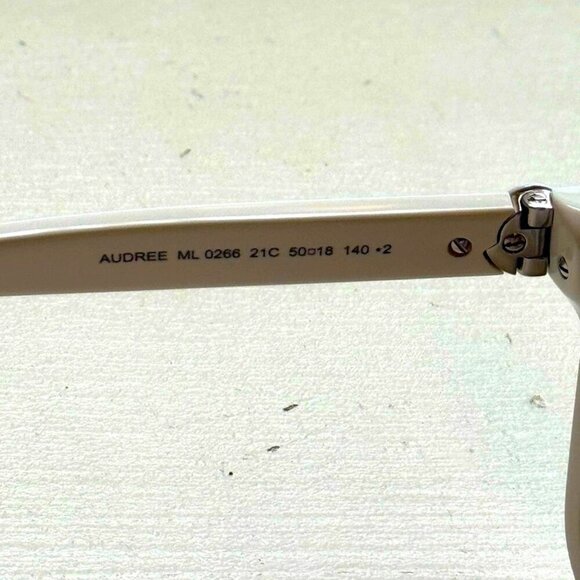Moncler Audree 50mm Square Sunglasses White